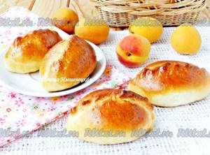 Пирожки с абрикосами в духовке рецепт