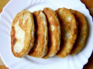 Пирожки с картошкой жареные рецепт на кефире с фото
