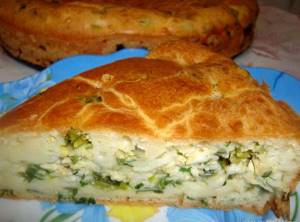 Пирожки с зеленым луком и яйцом рецепт с фото