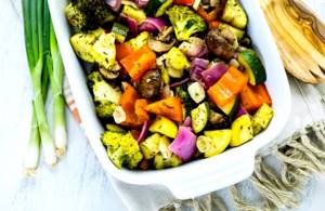 Пошаговый рецепт с фото запеченные овощи в духовке
