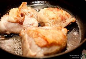 Рецепт бедрышек куриных на сковороде
