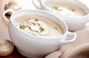 Рецепт грибного супа-пюре из шампиньонов