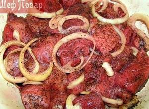 Рецепт кавказского шашлыка из свинины
