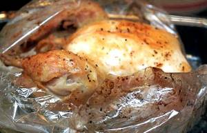 Рецепт курица в духовке в пакете для запекания