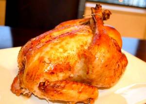 Рецепт курицы запеченной целиком в духовке