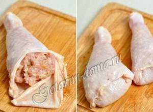 Рецепт куриные ножки фаршированные с фото