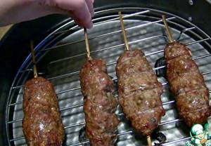 Рецепт люля-кебаб из говядины в духовке
