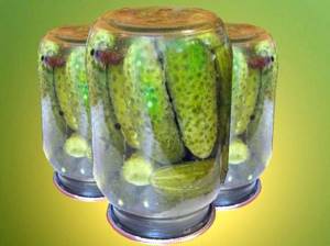 Рецепт огурцов на литровую банку с лимонной кислотой