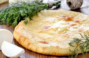 Рецепт осетинского пирога с сыром и зеленью с фото
