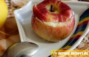 Рецепт печеное яблоко в микроволновке