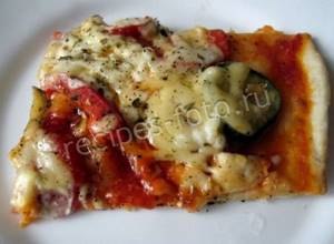 Рецепт пиццы на дрожжах в домашних условиях в духовке с фото
