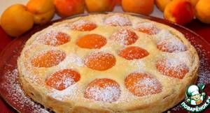 Рецепт пирог с абрикосами и творогом