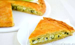 Рецепт пирогов с зеленым луком и яйцом