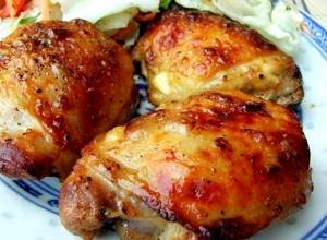 Рецепт приготовления куриных бёдрышек в духовке