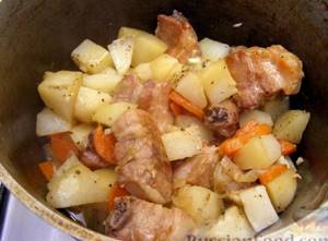 Рецепт ребрышки свиные тушеные с картошкой
