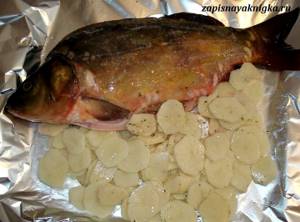 Рецепт рыба с картошкой в фольге в духовке