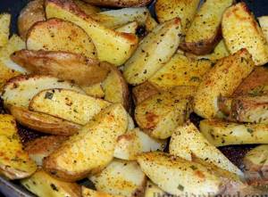 Рецепт с фото картофельные дольки в-духовке