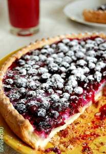 Рецепт с фото открытый пирог с ягодами