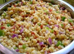 Рецепт салат из консервированной кукурузы