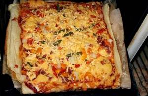 Рецепт тесто для пиццы в духовке в домашних условиях