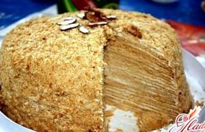 Рецепт торт медовик со сметанным кремом с фото