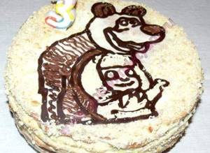 Рецепт торта на день рождения ребенку