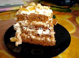 Рецепт торта трухлявый пень с вареньем