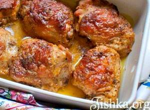 Рецепт запеченные бедрышки куриные в духовке с фото