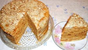 Рецепт заварной крем для медового торта