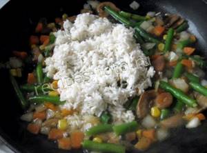 Рис с замороженными овощами рецепт с фото пошагово