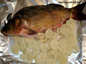 Рыба в фольге в духовке с картошкой рецепт