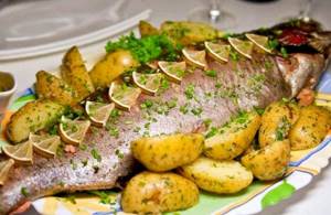 Рыба запеченная с овощами в фольге в духовке рецепт с фото