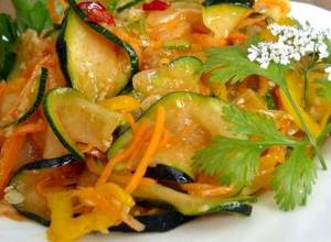 Салат из кабачков по корейски рецепт