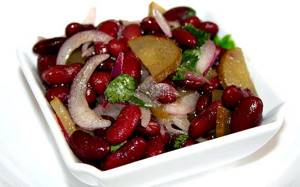 Салат из консервированной красной фасоли рецепт с фото очень вкусный
