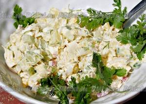 Салат из трески горячего копчения рецепт