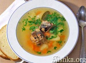 Суп из рыбных консервов рецепт пошагово с фото
