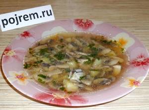 Суп из свежих шампиньонов рецепт с фото