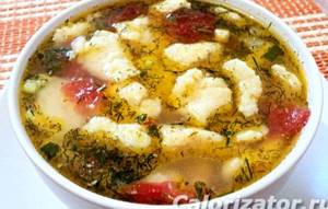 Суп куриный с галушками пошаговый рецепт с фото