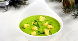 Суп пюре из зеленого горошка рецепт с фото