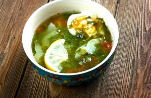 Суп с щавелем и яйцом рецепт с пошаговым фото