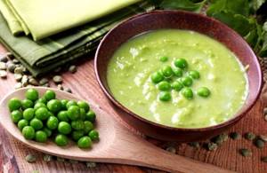 Суп с замороженным зеленым горошком рецепт