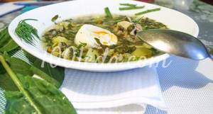 Суп со щавелем и яйцом рецепт с фото в мультиварке