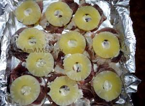 Свинина с ананасами рецепт в духовке