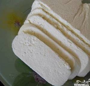 Сыр домашний из молока и кефира рецепт с фото