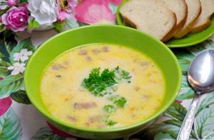 Сырный суп пошаговый рецепт с плавленным сыром