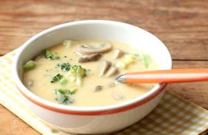 Сырный суп рецепт с курицей и грибами с фото