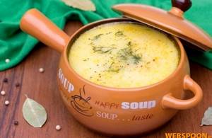 Сырный суп с грибами рецепт с плавленным сыром с фото