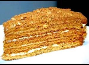 Торт медовик рецепт со сметанным кремом с фото