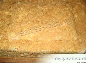 Торт наполеон пошаговый рецепт с фото из слоеного теста со сгущенкой