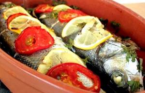 Запеченная речная рыба в духовке рецепт с фото